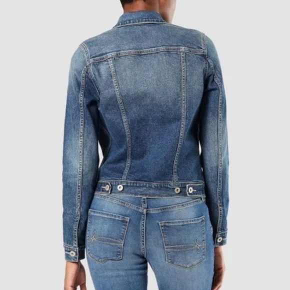 Denizen From Levi's Trucker Jean Denim Jacket Size Women's Medium - Picture 2 of 13